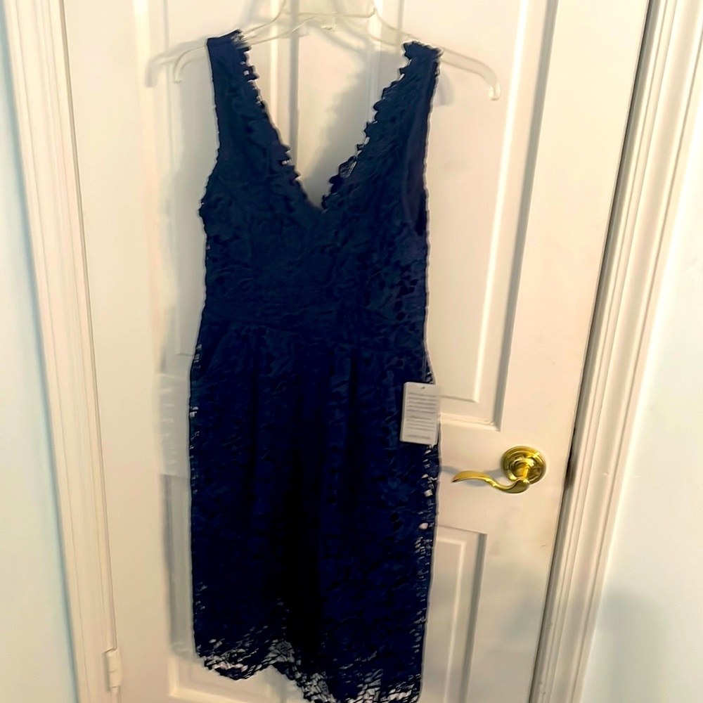 Navy blue dress